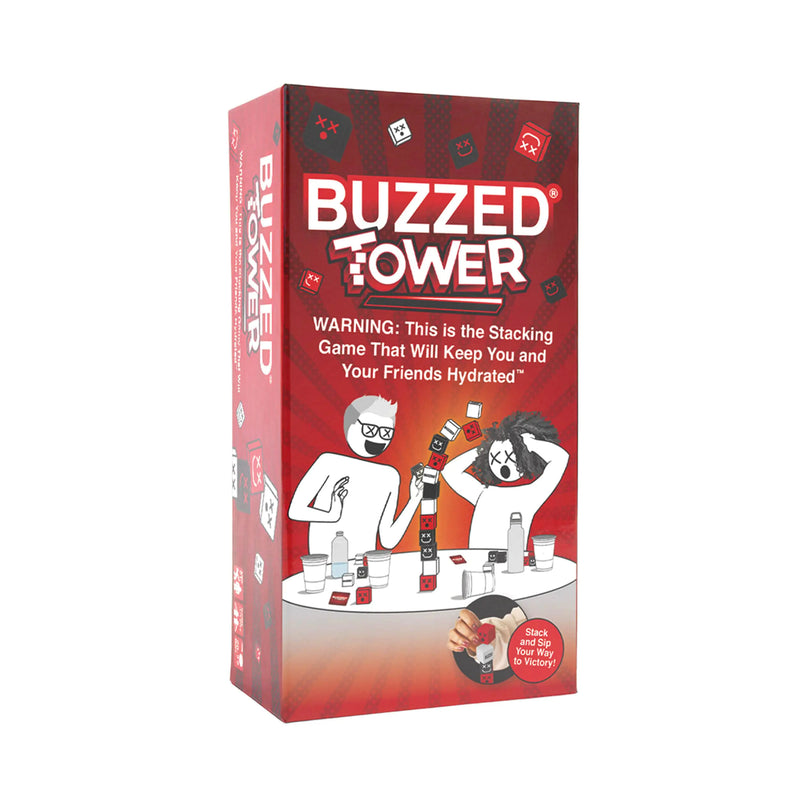 WHAT DO YOU MEME? Buzzed Tower - The Worlds Most Constructive Drinking Game - Drinking Games for Adults Party Games for All by Buzzed